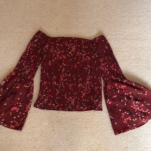 Floral going out top